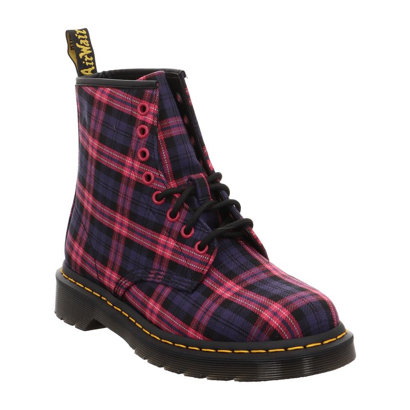 Dr. Martens - 8 Eye Boot - 1460 - Schnürboot - Lace Boot | pink | karo