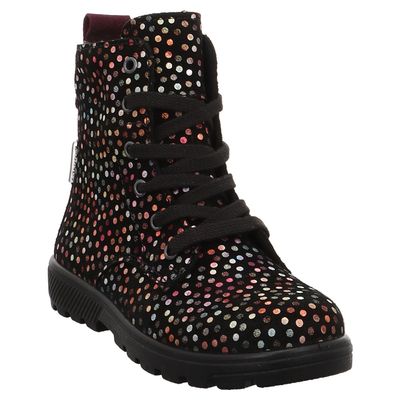 Ricosta - Anni - Schnürstiefelette - 50 7700402 - Warmfutter schwarz | multi