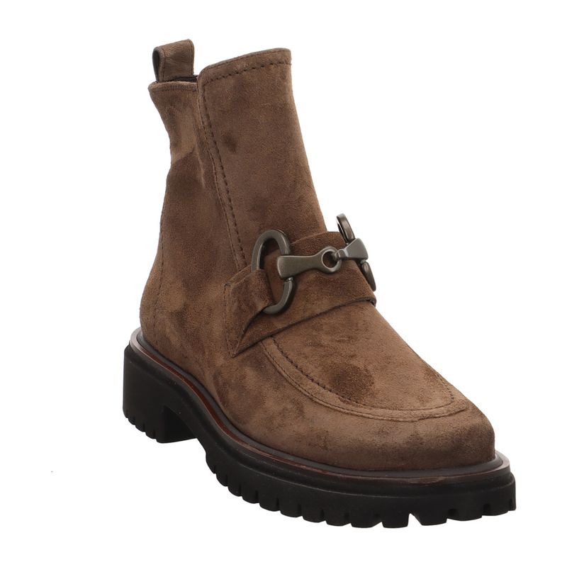 Paul Green - 8024 - Ankle Boot für Damen - Schnallendekor | braun