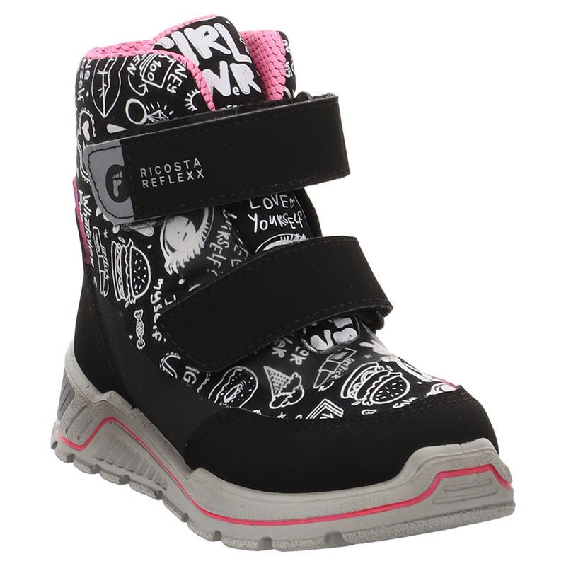 Ricosta | Aspen | 50 5300402 | Schneeboot | Jungen | schwarz | pink