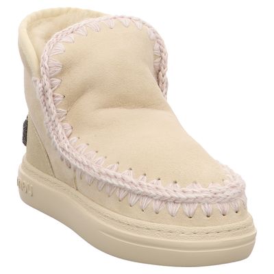 Mou - Eskimo sneaker bold glitter logo - FW411001A - Boots beige