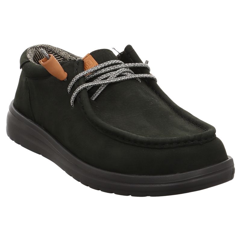 Hey Dude | Wally Craft Leather | 40175 | Leder | Slipper | EVA | schwarz