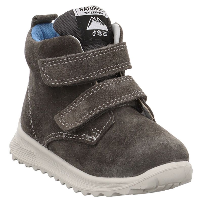 Naturino | Willic WP | 2502304.01 | Lauflern Halbschuh | Klett | grau | blau