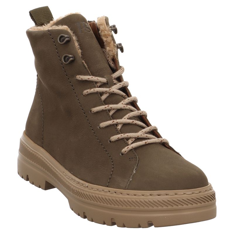 Paul Green | 5287 | Super Soft | Schnürstiefelette | grün