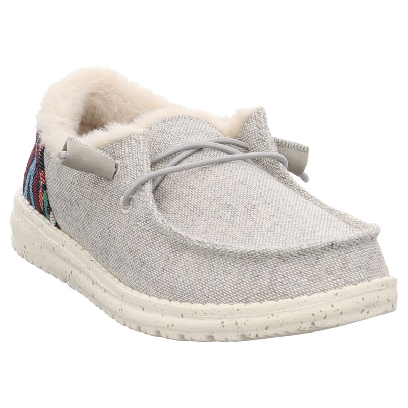 Hey Dude | 40469 | Wendy Funk Wool | Kunstwollfutter | Slipper | grau
