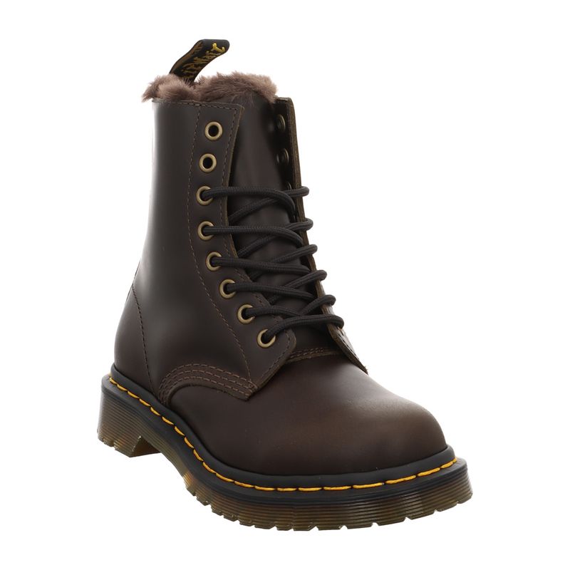 Dr. Martens - 8 Eye Boot - 1460Serena - Schnürboot - Lace Boot | dunkelbraun | dark taupe