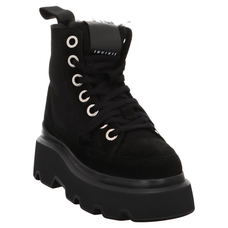 Inuikii - 35203-028 - Matilda Shearling - High Sneakers | schwarz
