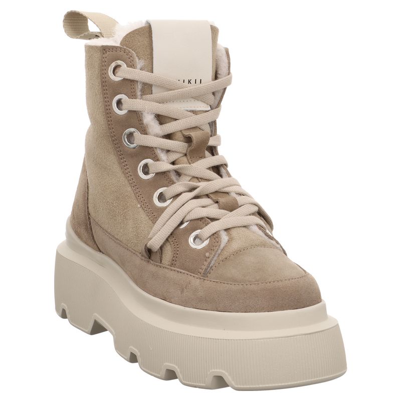 Inuikii - 35203-028 - Matilda Shearling - High Sneakers | light beige