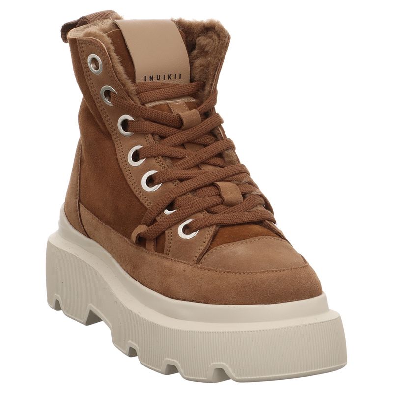 Inuikii - 35203-028 - Matilda Shearling - High Sneakers | braun
