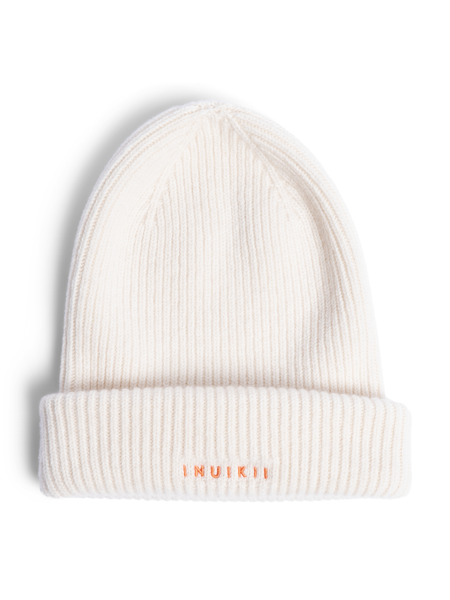 Inuikii | 42020-020 | Ribbed Wool Beanie | Wollmütze | weiß