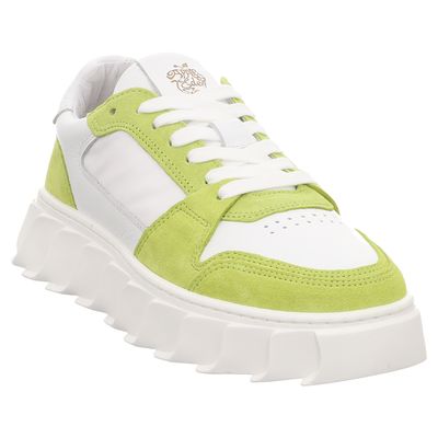 Apple of Eden - London - Chunky Sneaker weiß | hellgrün
