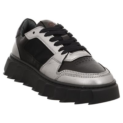 Apple of Eden - London - Chunky Sneaker silber | schwarz