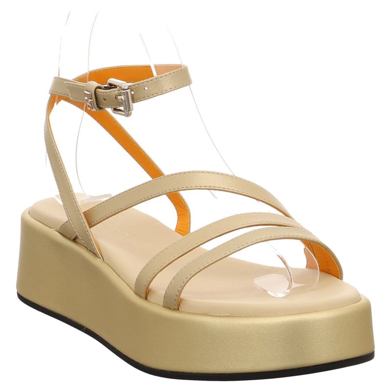 Tommy Hilfiger | FW0FW07729 | Strap gold Platform | Sandale | gold