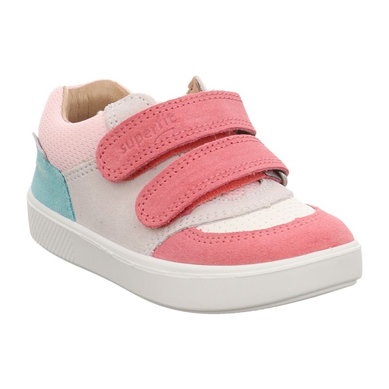 Superfit | Supies | 1-000776 | Lauflernhalbschuh | Klett | pink | blau | beige