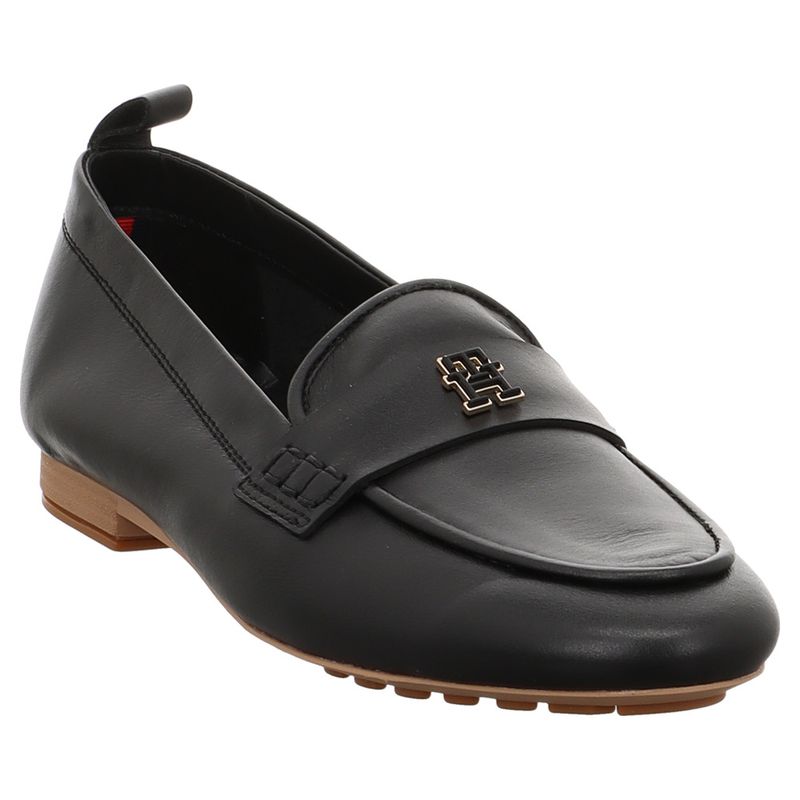 Tommy Hilfiger | FW0FW07715 | TH Leather Moccasin | schwarz