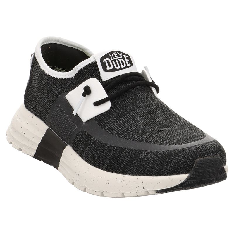 Hey Dude | 40714 | Sirocco M Sport Mode | Herren Sneaker | schwarz | weiß