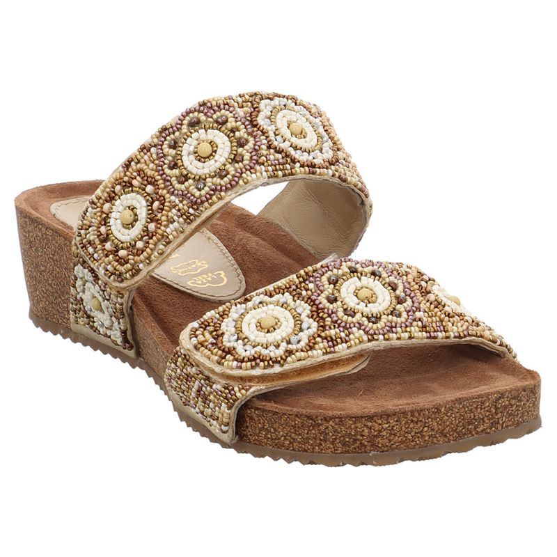 Lazamani | Ladies Mules Two Straps | 75.367 | Pantolette | beige