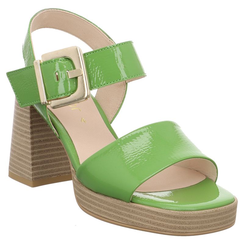 Gabor Fashion | 44.780 | Blockabsatz Sandalette | grün
