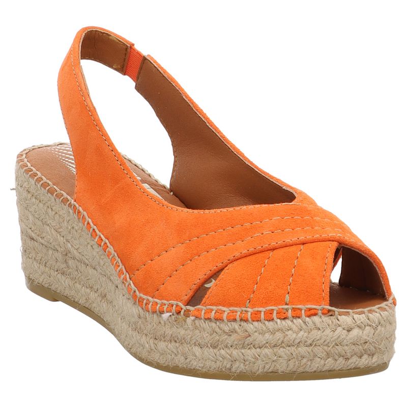 Viguera | Vitelo | 2157 | Keilsandalette | Leder | orange