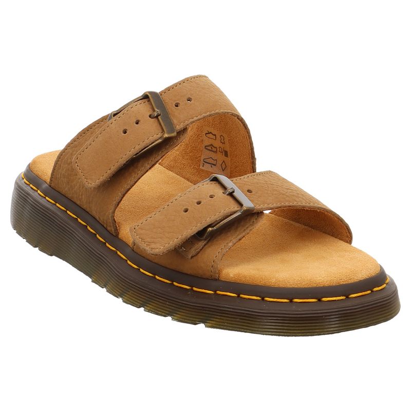 Dr.Martens | Josef | Pantolette mit Schnallen | braun | savannah