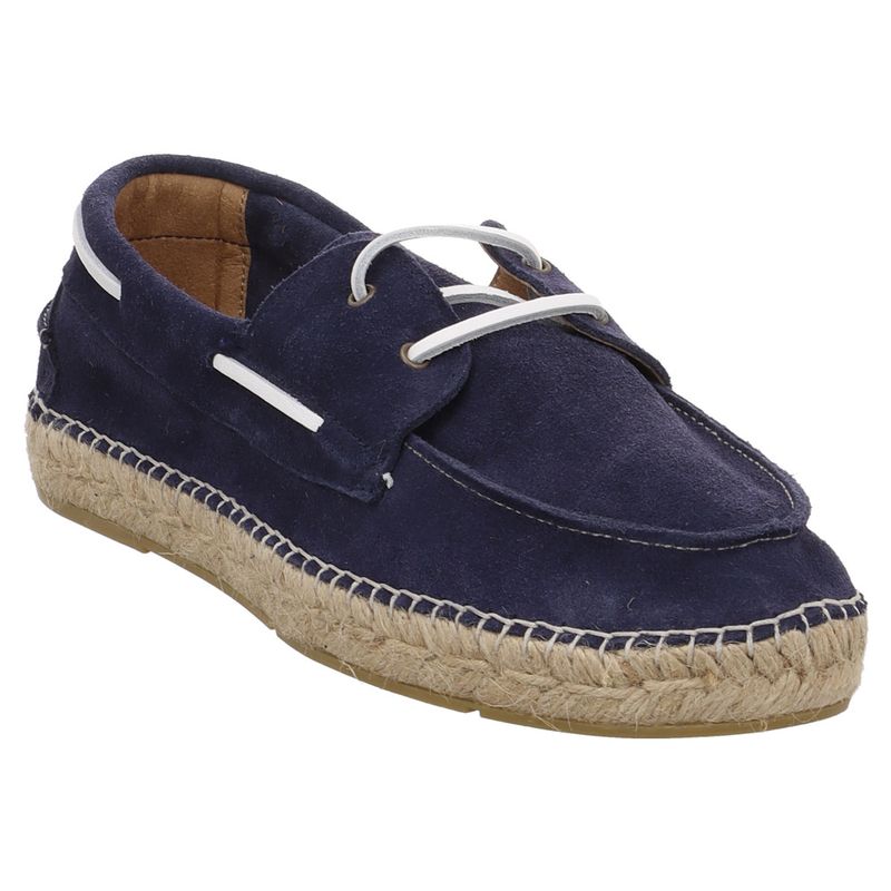 Espadrij | 332M-ME | Navire Velour Men | Slipper | blau