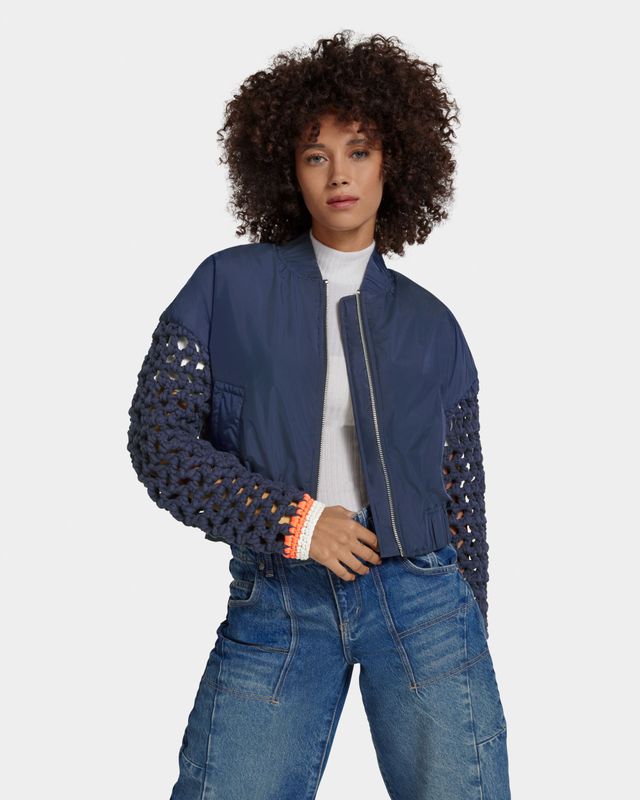 UGG | 1154110 | W Georgina Maxi Crochet Jacket | blau