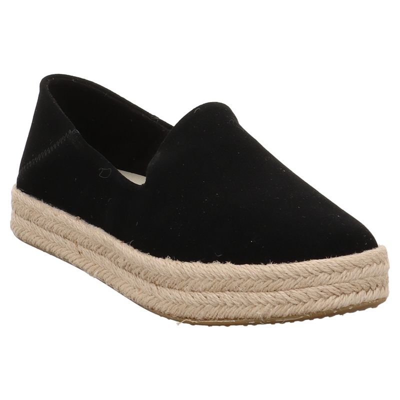 TOMS | Carolina | 10020690-00 | Slip On | Canvas | Jutesohle | schwarz