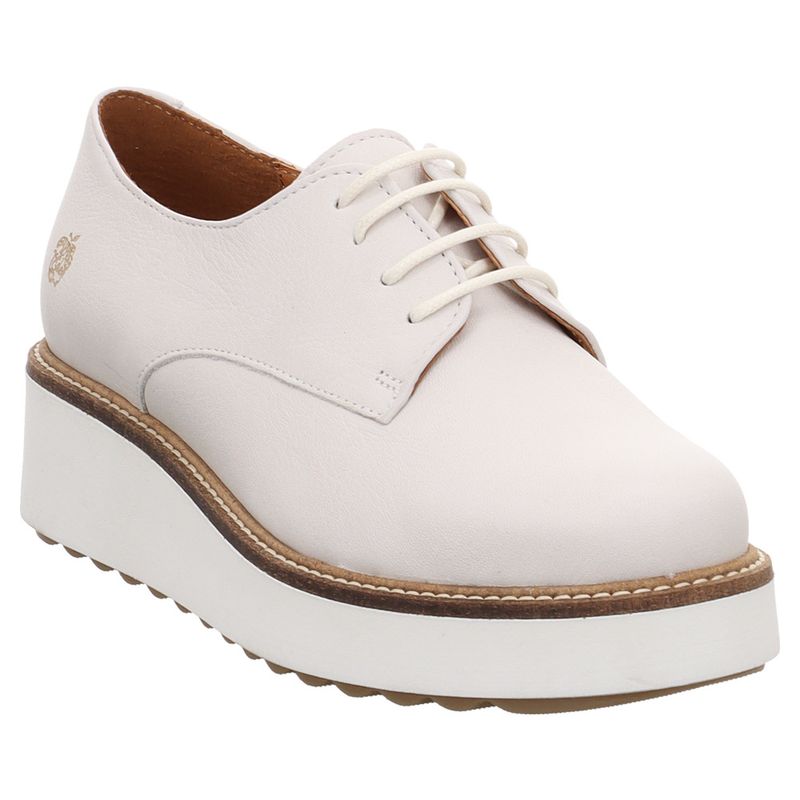 Apple of Eden | Camila 2 | Eleganter Schnürhalbschuh | weiß