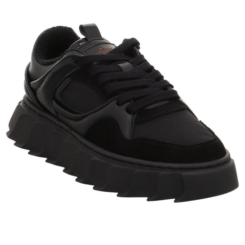 Apple of Eden | Lima | Sneaker mit Plateausohle | schwarz