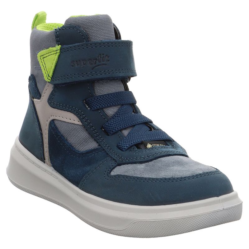 Superfit | Cosmo | 1-006478 | High Top Sneaker | Klett | Gore-Tex | blau | hellgrün