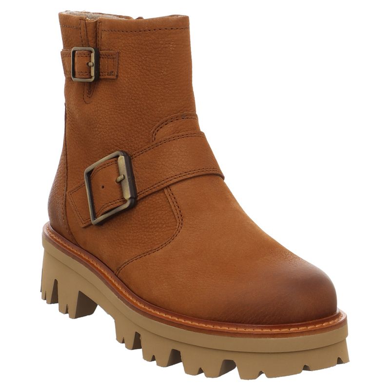 Paul Green | 8143 | Biker Boots | Reißverschluss | braun