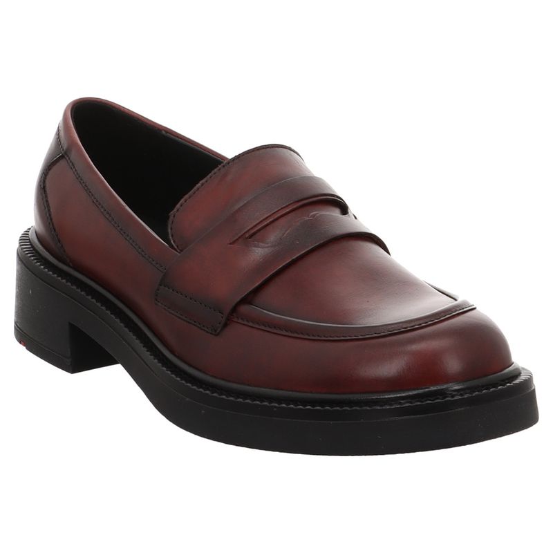 Lloyd | 24-261 | Slipper | Damen Mokassin | rotbraun