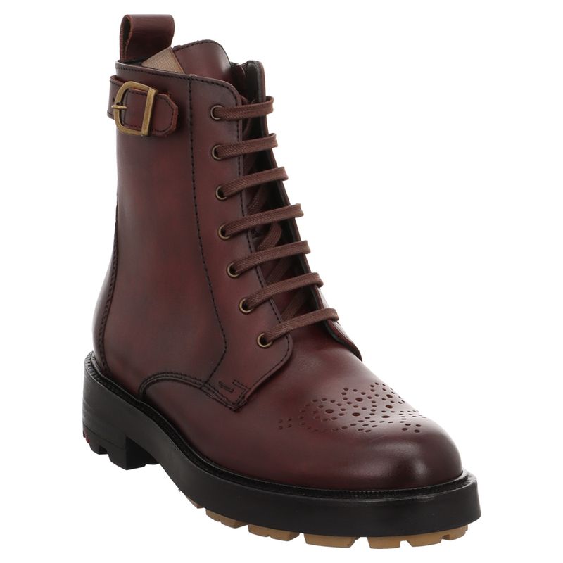 Lloyd | 24-291 | Schnürstiefelette mit Reißverschluss | rotbraun
