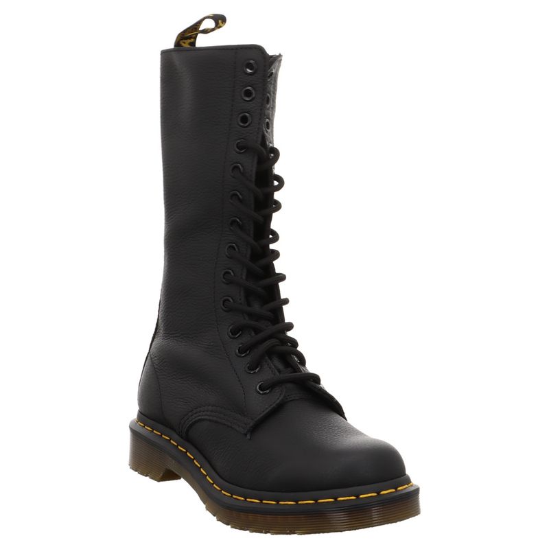 Dr.Martens | Virginia Leder Hohe Stiefel | 1B99 | Schnürstiefel | schwarz