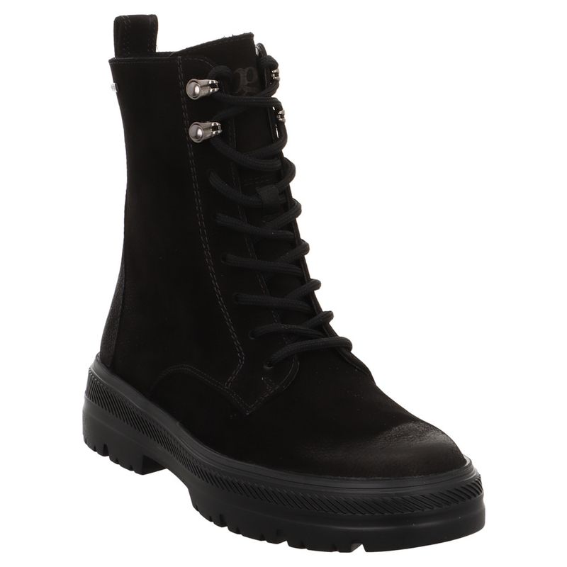 Paul Green | 5342 | Schnürboots mit GoreTex Membran | schwarz