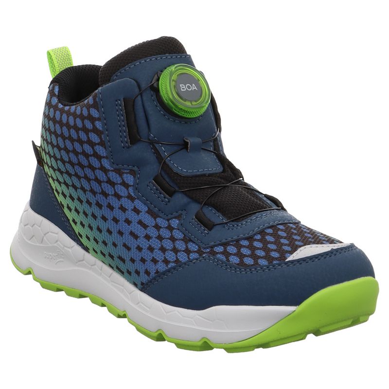 Superfit | Free Ride | 1-000563 | BOA Drehverschluss | Sneaker | blau | hellgrün