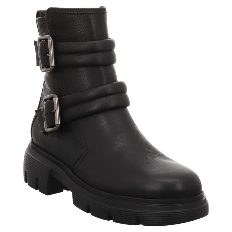 Paul Green | 9035 | Stiefelette mit Schnallen | schwarz