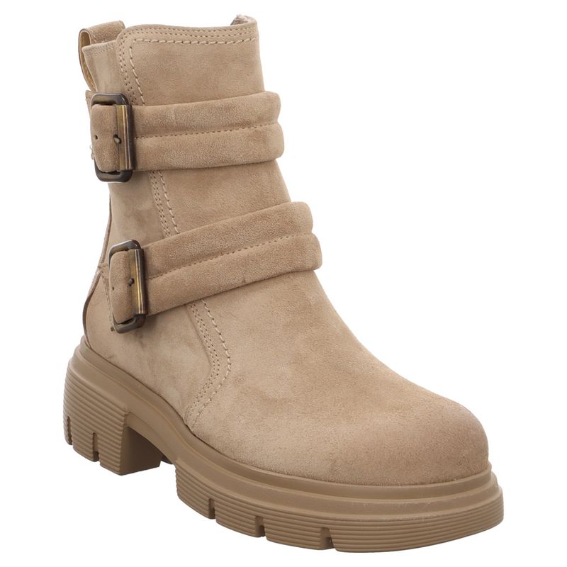 Paul Green | 9035 | Stiefelette mit Schnallen | beige