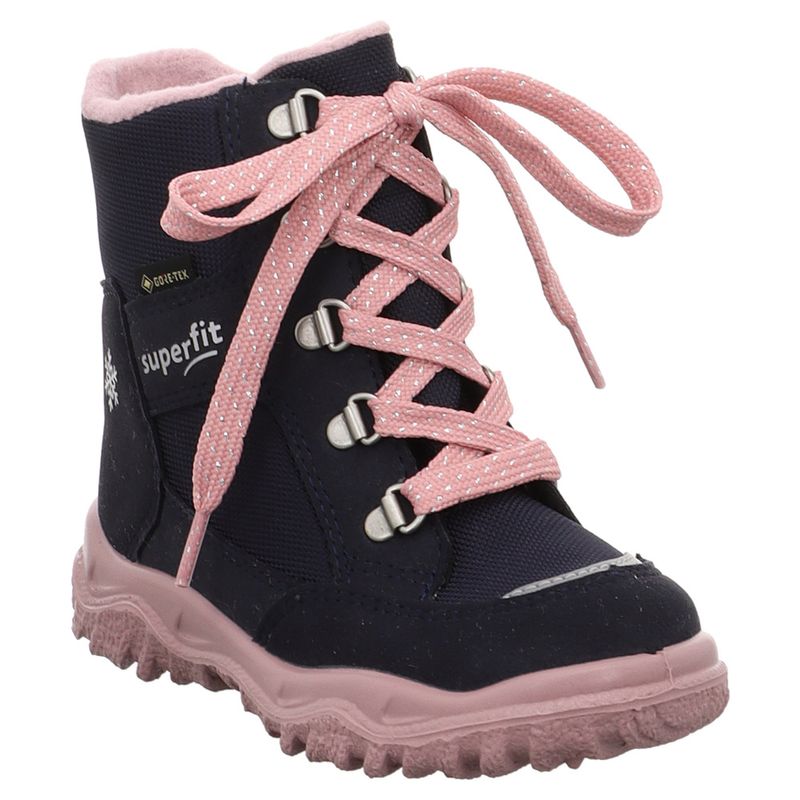 Superfit | Husky1 | 1-006046 | Schneeboot | Schnürboot | Vegan | Gore-Tex | blau | rosa