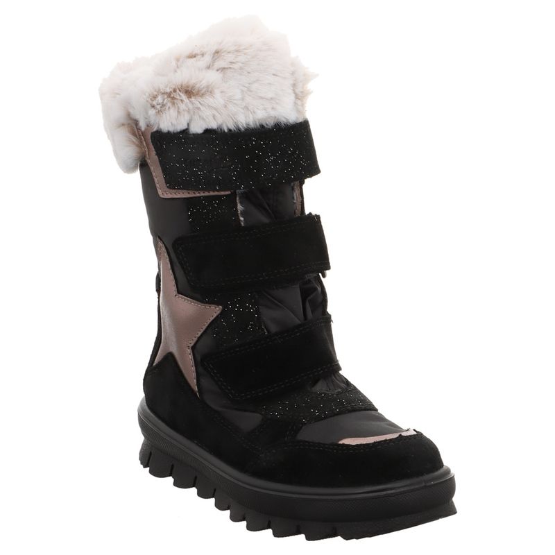 Superfit - Flavia - 1-000226 - Schneeboot - Klett - Sterne | schwarz | beige