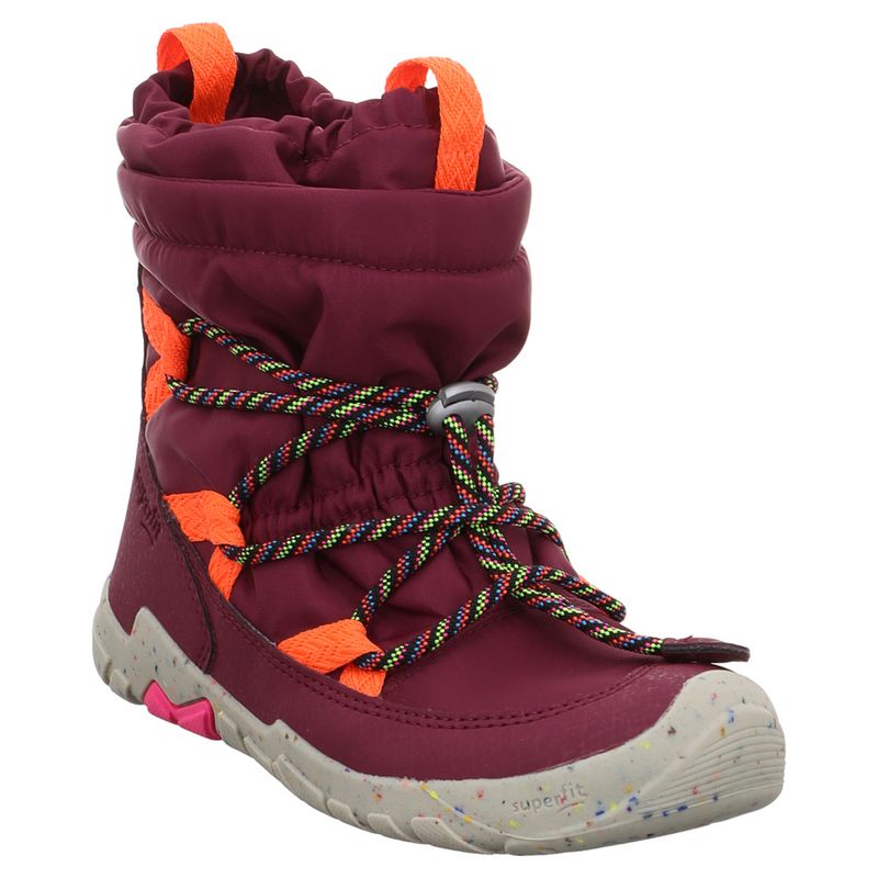 Superfit | Trace | 1-006038 | Barfußschuh | Schneeboot | Gore-Tex | rot | orange