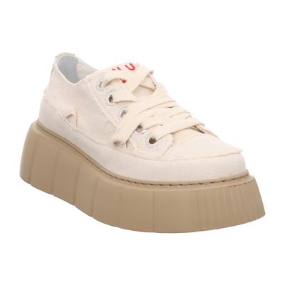 Inuikii - Matilda Frayed Denim - 30102-030 - Sneaker beige | cream
