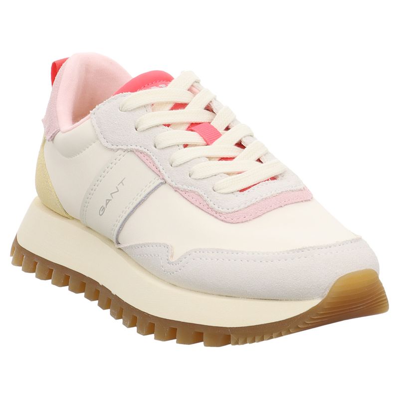 Gant | Caffay | 30533854 | Sportlicher Damensneaker | weiß | rosa