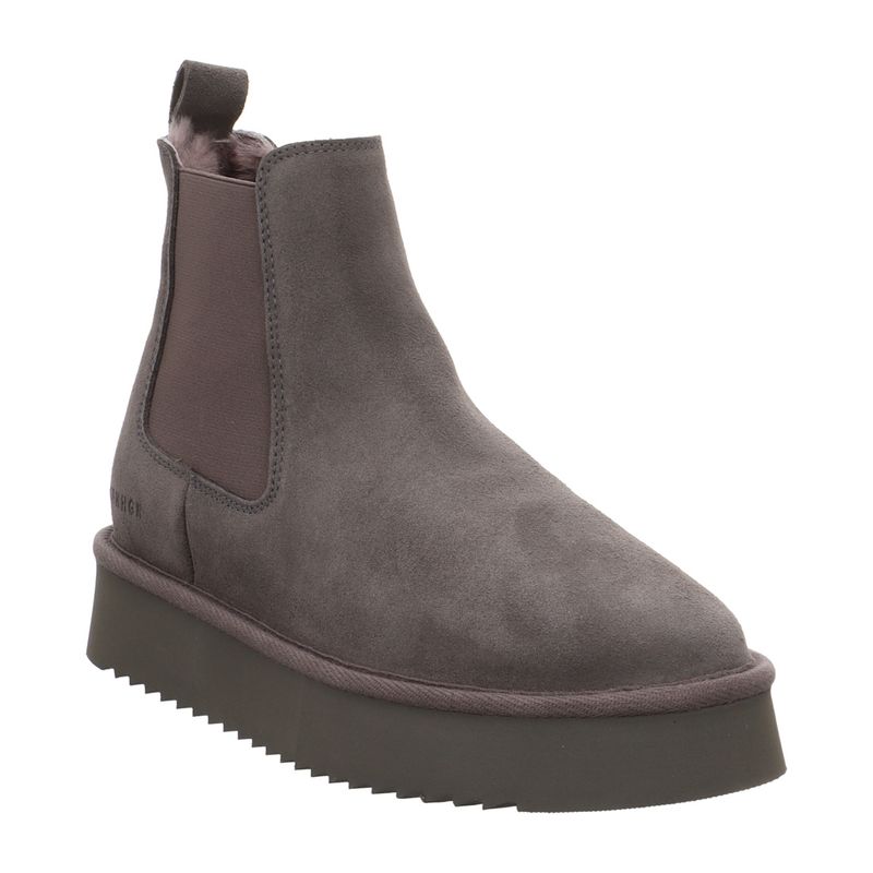 Copenhagen | CPH258 | Chelsea Boots | Velours | dunkelgrau