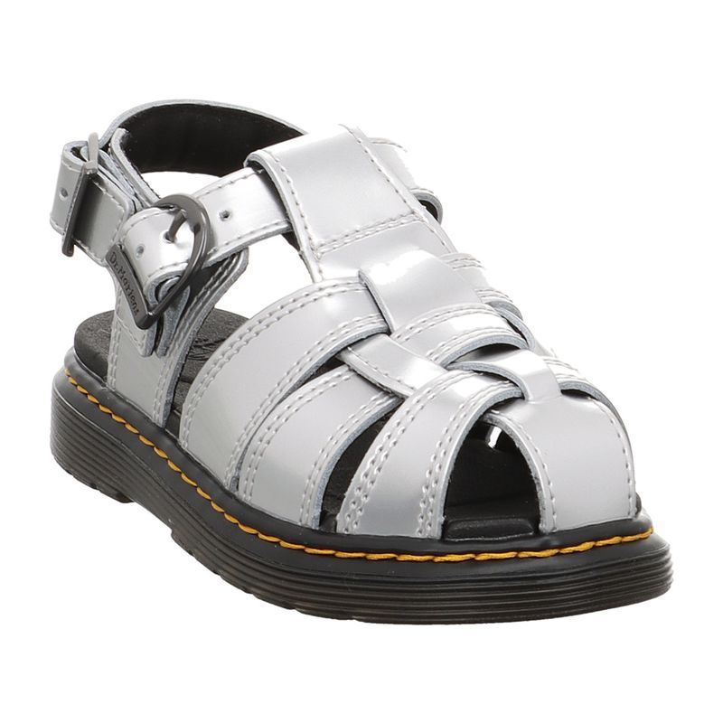 Dr. Martens | Caarys J | Mädchen Sandale | silber | metallic