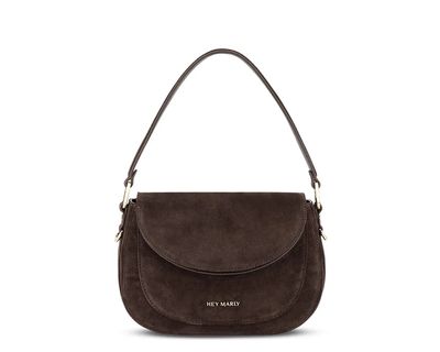 Hey Marly - HM60-2525-S - Big Sister Suede - Tasche braun | kaffee