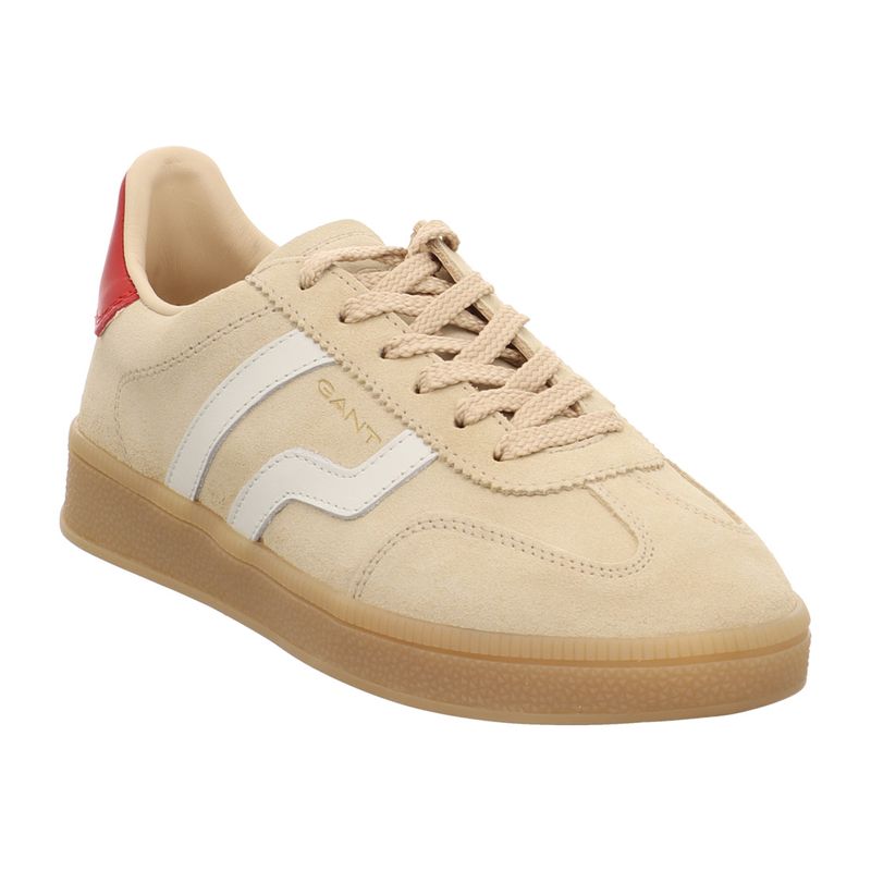 Gant - Cuzima - 32533197/G965 - Damen - Retro Sneaker | beige | rot