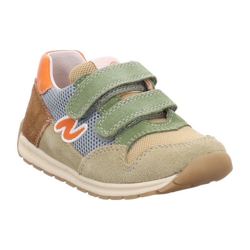 Naturino Sammy 3 Klettschuh - 2019955.01.2B41 - suede/net stone-beige-celeste | stone | beige | celeste | grün