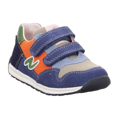 Naturino Sammy 3 Klettschuh - 2019955.01.2C63 - suede/net azure-grey-orange azure | grey | orange | blau