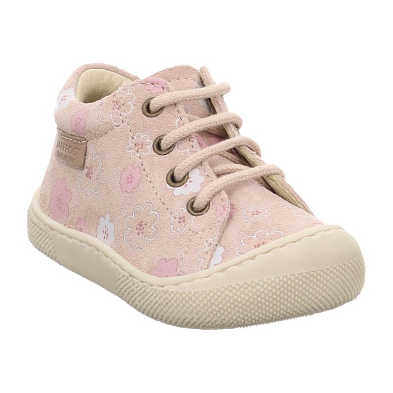 Naturino Barefoot Amur Lauflerner Schnürschuh - 2018465.39.0M04 - daisies cipria | cipria | rosa | blumen